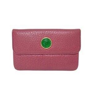 BVLGARI Monete - Purple Leather Coin Case